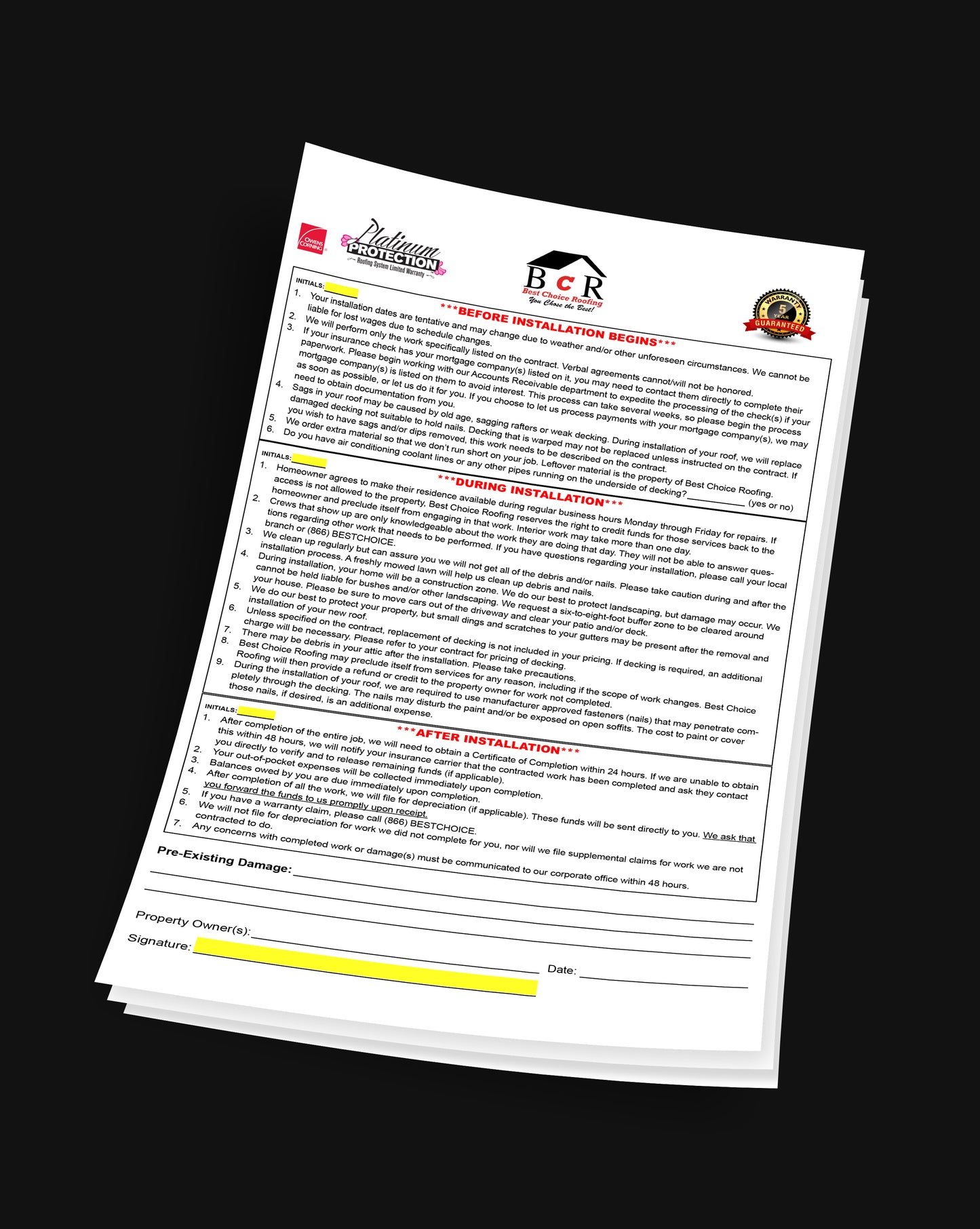 Virginia Corporate Contract Packets