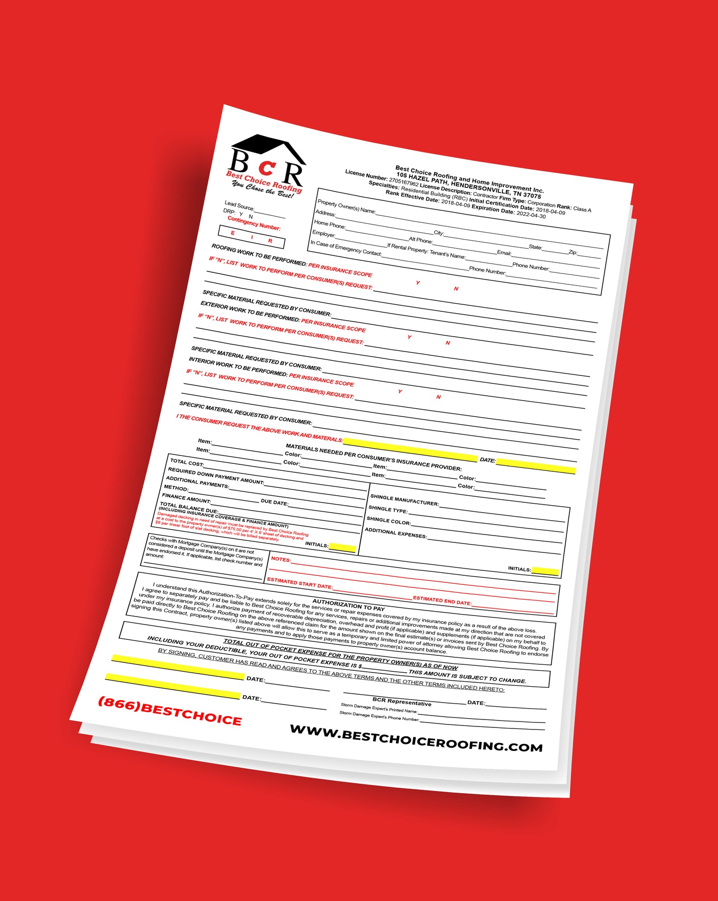 Virginia Corporate Contract Packets