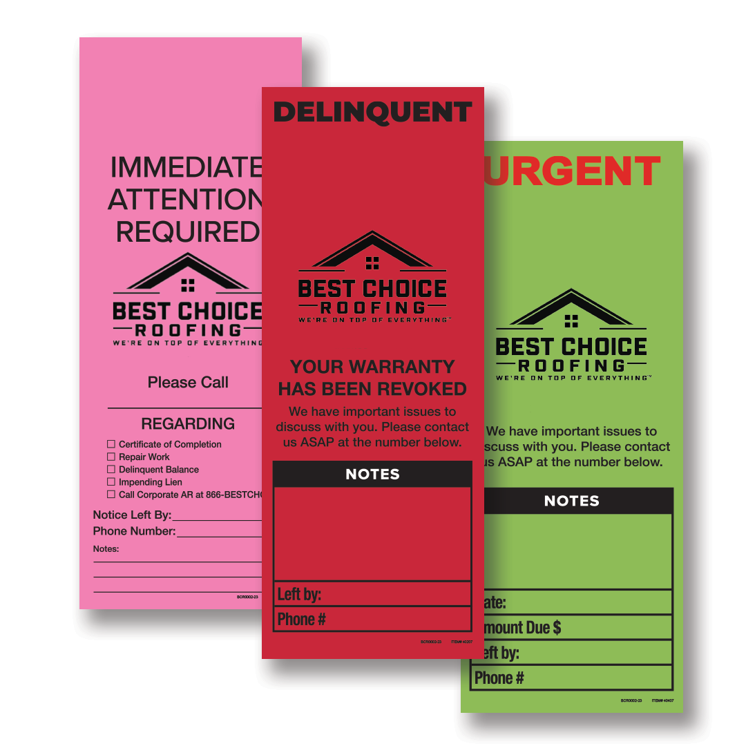 Door Hangers - Collections - BUNDLE (RED, PINK, GREEN)
