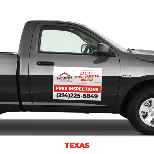 Vehicle Magnet - Texas
