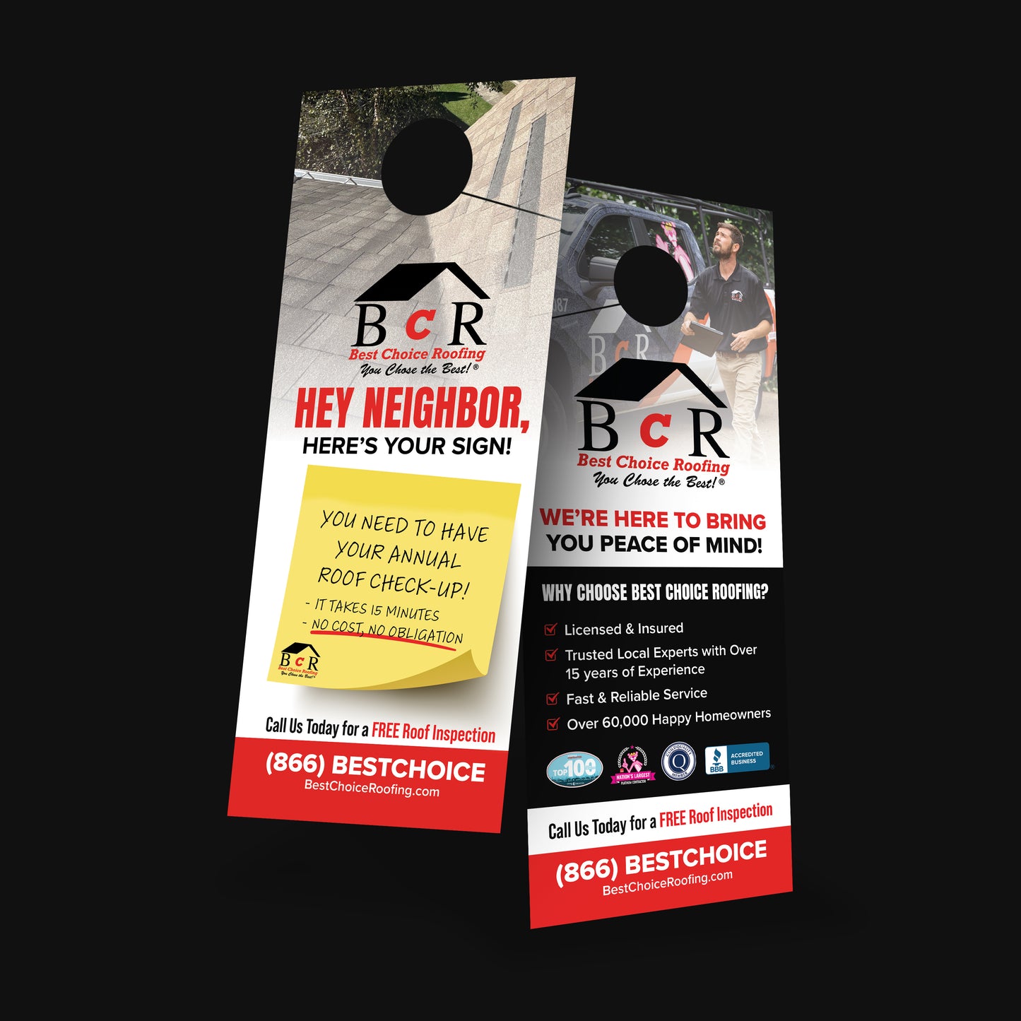 Door Hangers - Roof Check Up