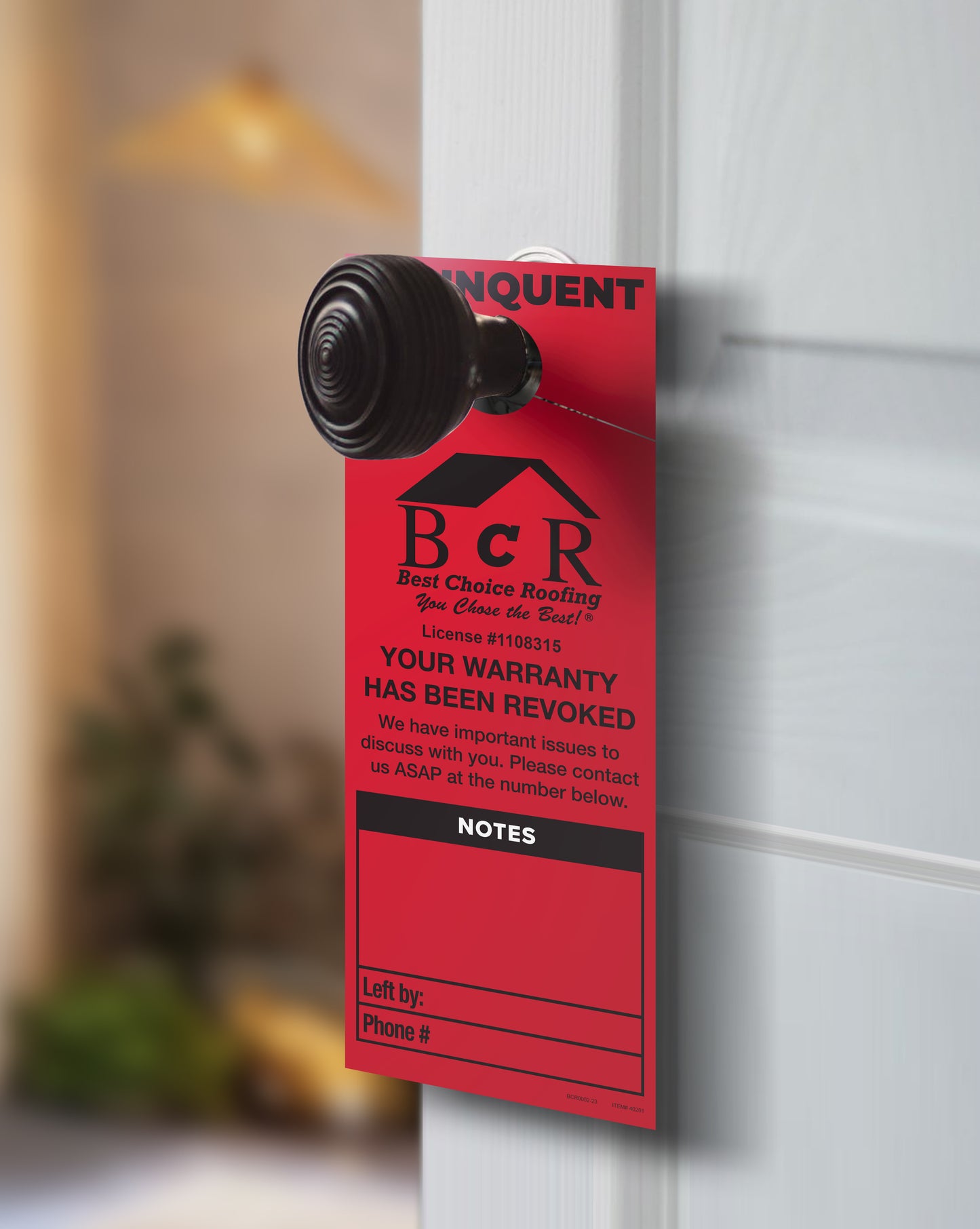 Door Hangers - Collections - RED