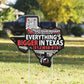 Texas Die Cut Yard Signs (24x24)