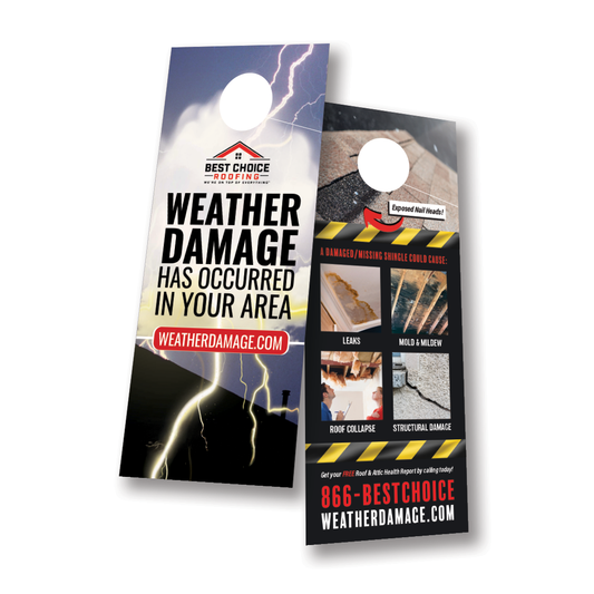 Door Hangers - Weather Damage