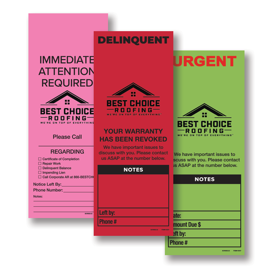 Door Hangers - Collections - BUNDLE (RED, PINK, GREEN)