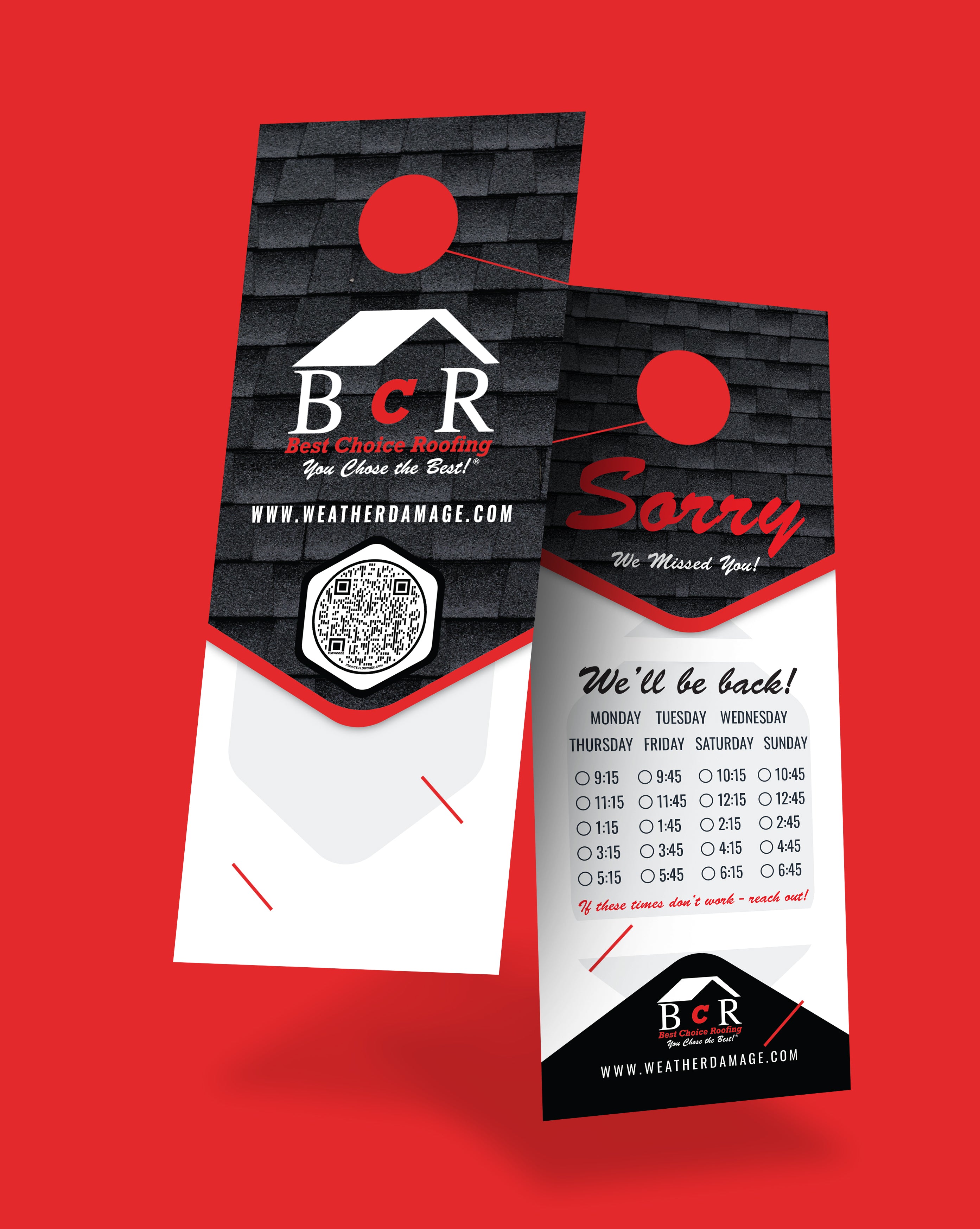 Door Hangers - Soft Sets – Best Choice Roofing